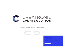 Tablet Screenshot of creatronic.ch